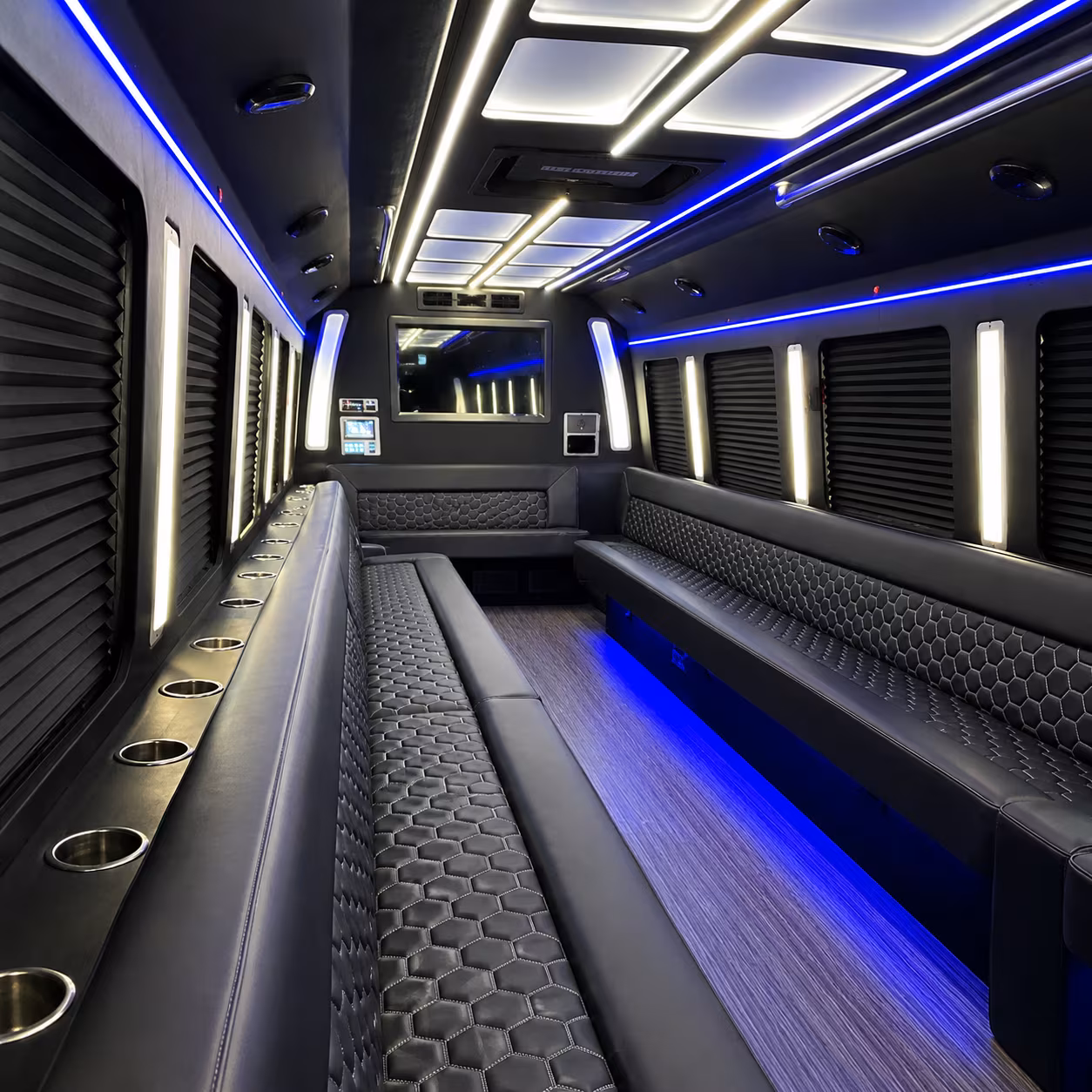 huntington beach party bus inside