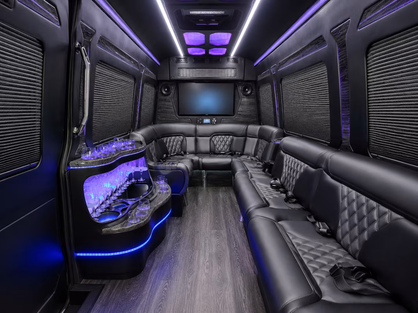 huntington beach prom transportation onboard seating