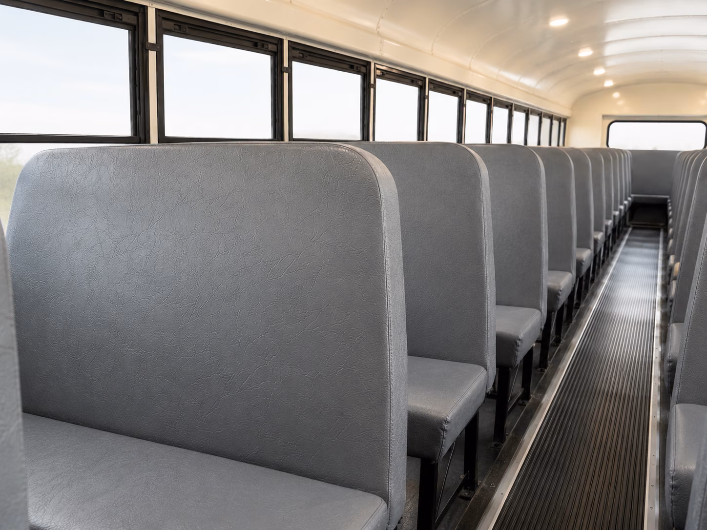 huntington beach school bus inside