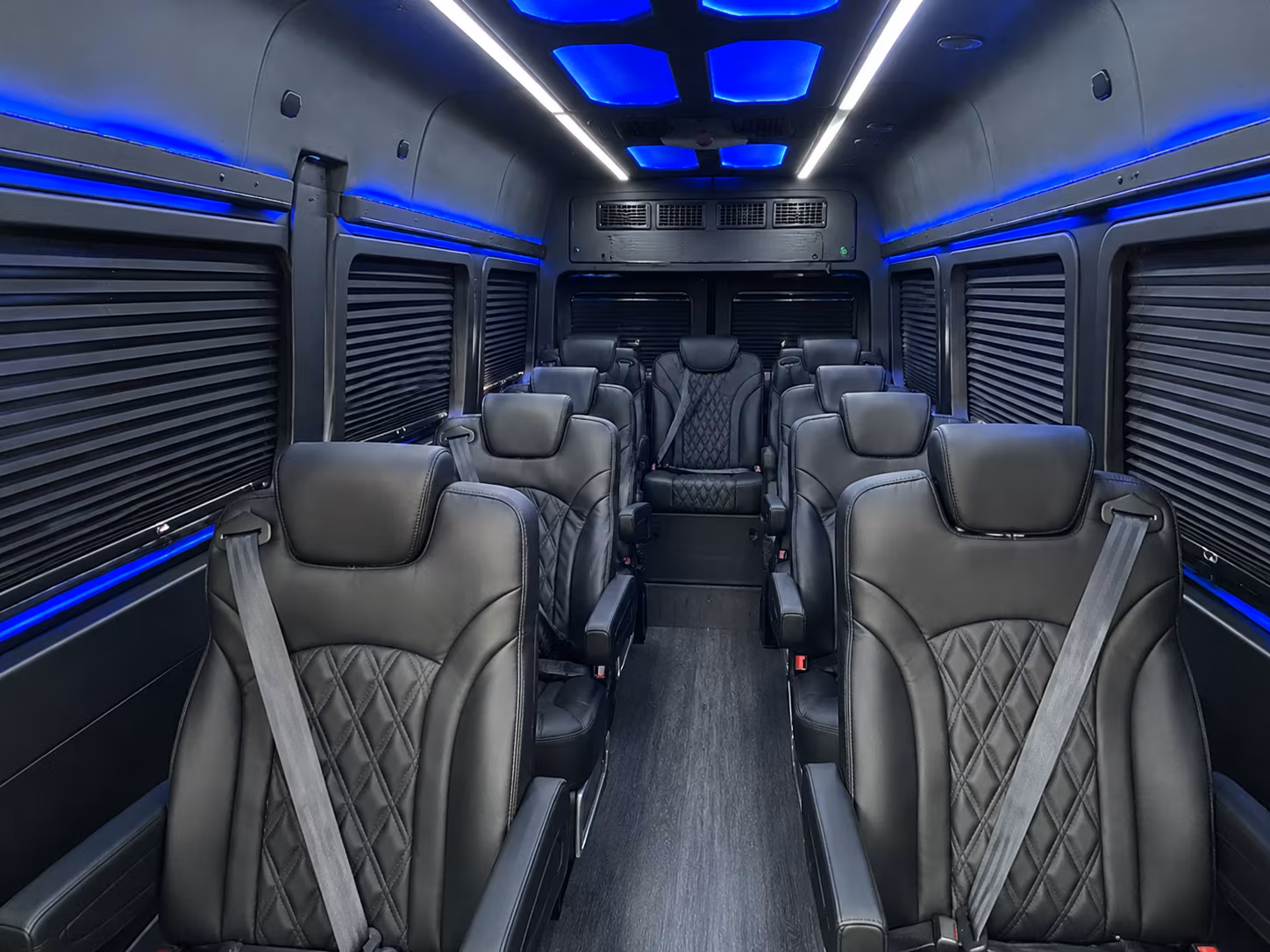 huntington beach sprinter van with driver interior